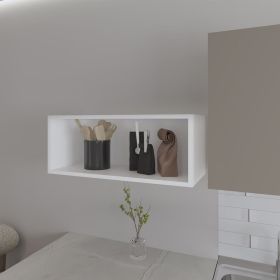 Wall Cabinet Axtell, Kitchen, White
